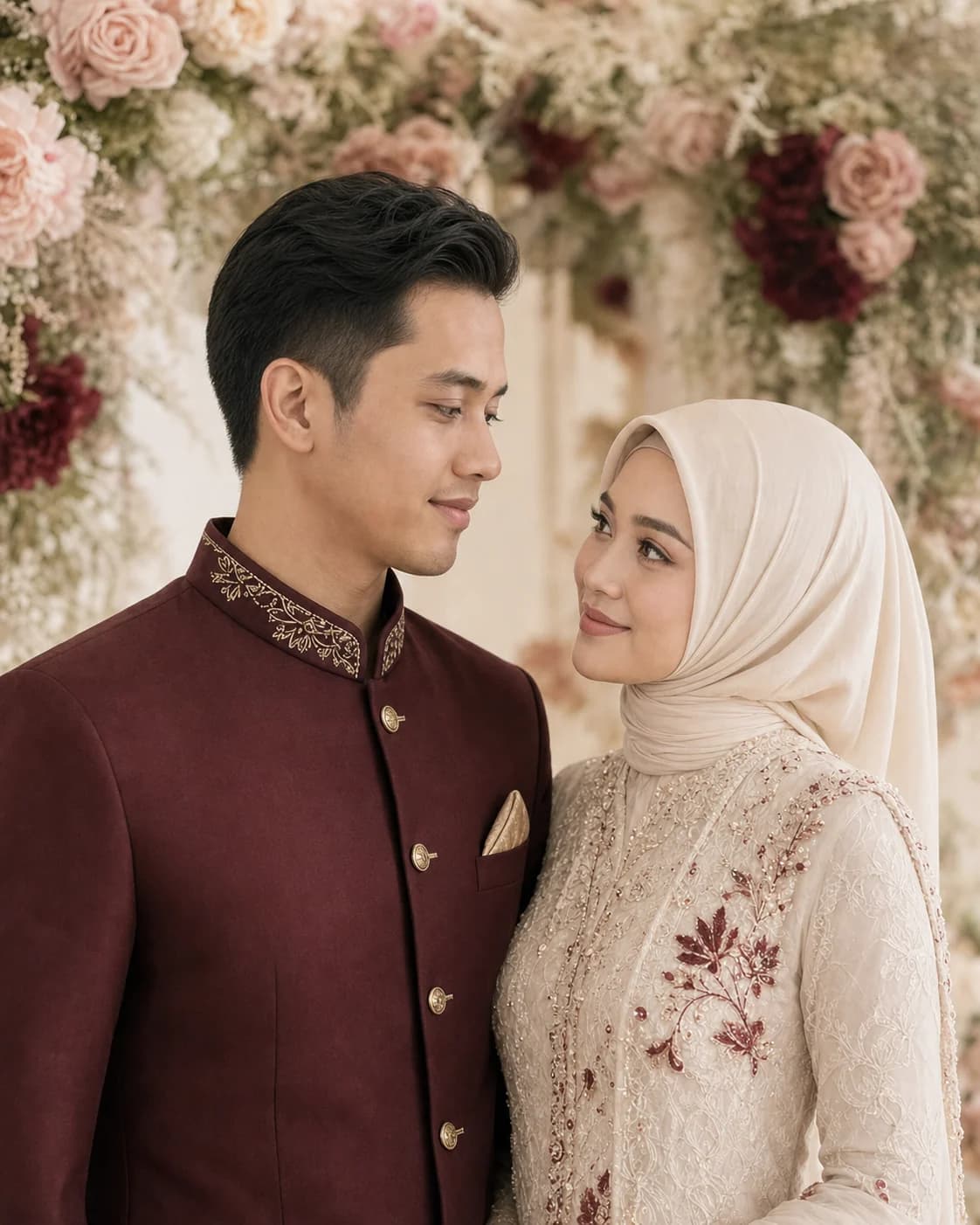 Rizki dan Ayu saling menatap