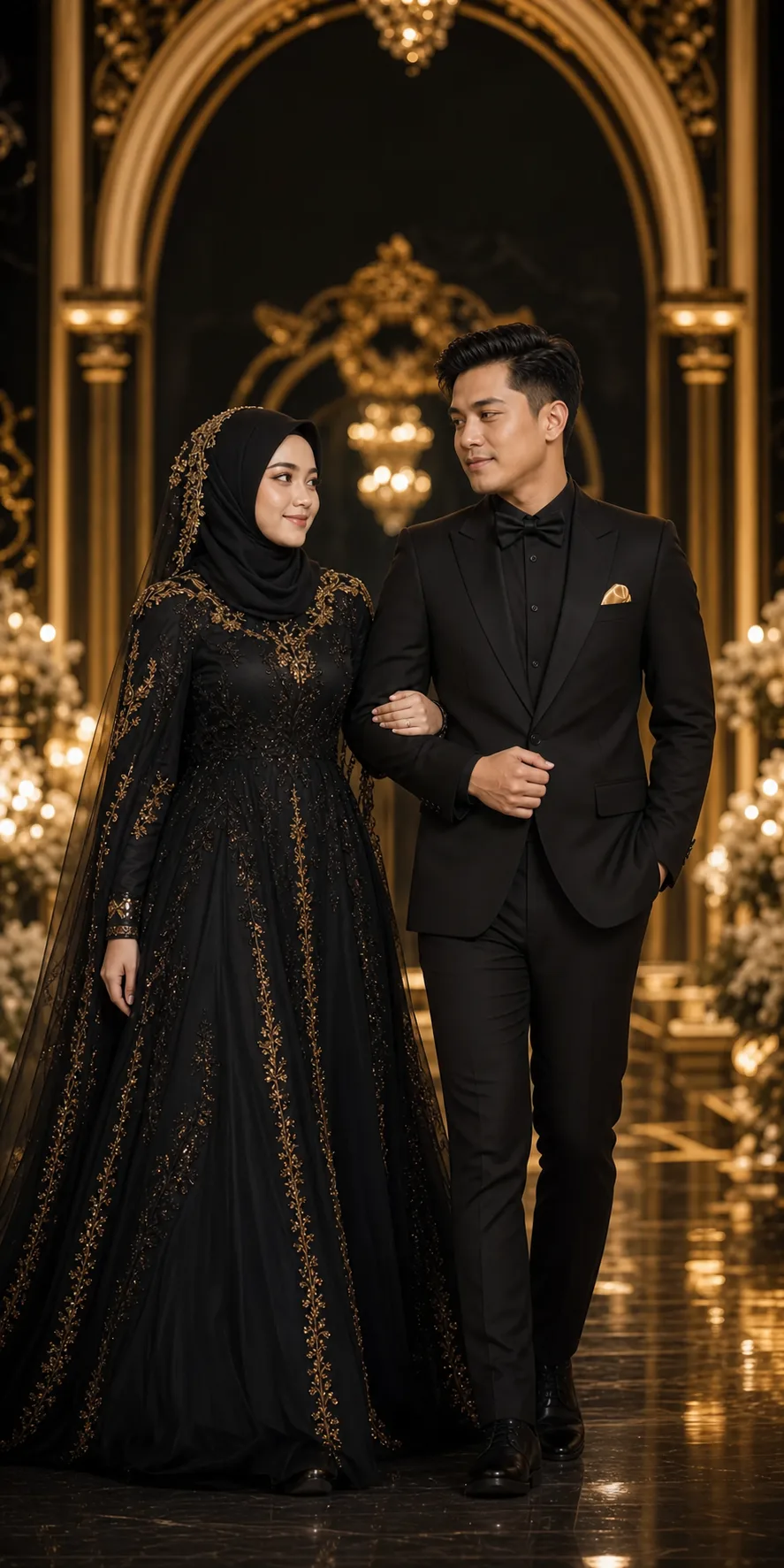 Rania dan Dimas di ballroom