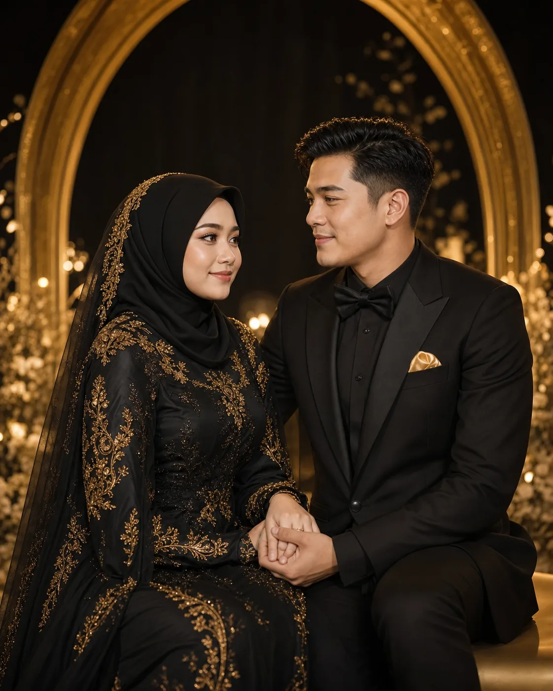 Momen hangat Rania dan Dimas