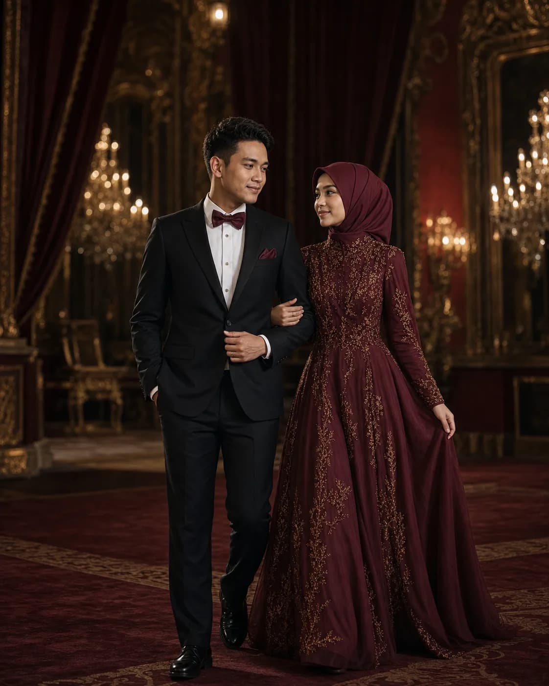 Sarah dan Budi di ballroom