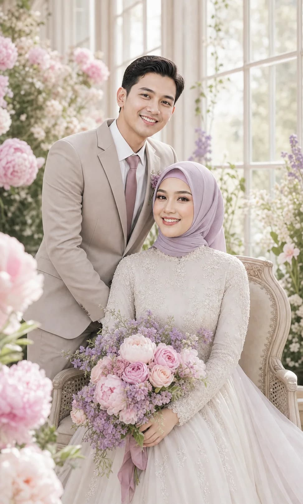 Portrait hangat Mia dan Reza
