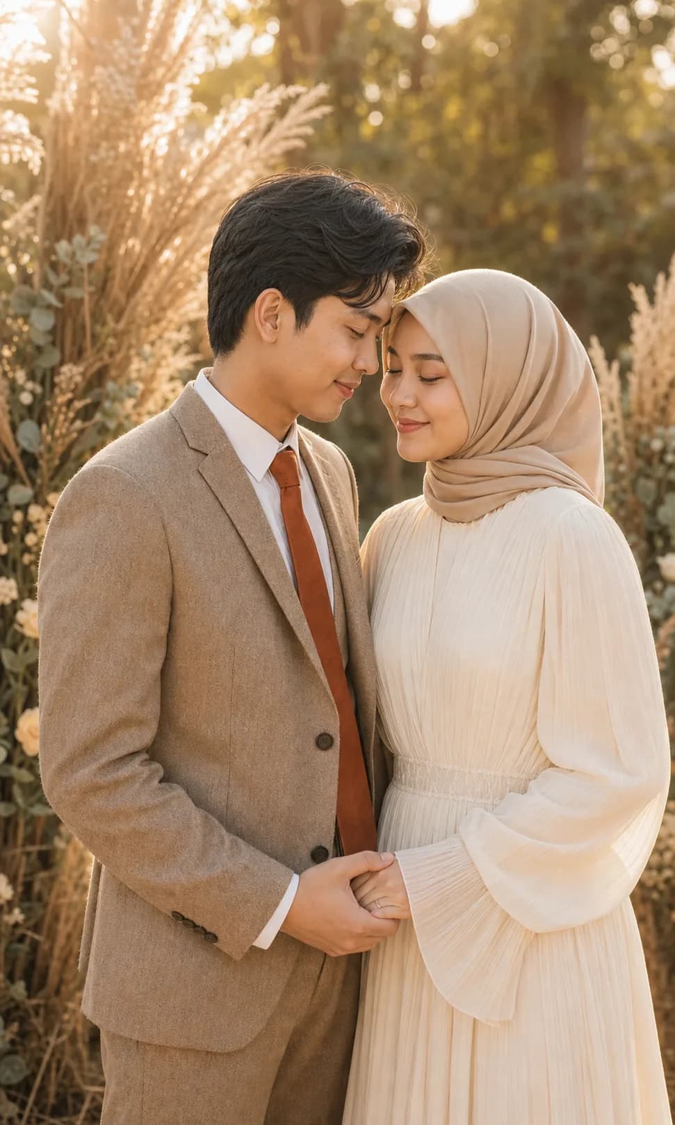 Momen hangat Lina dan Hendra